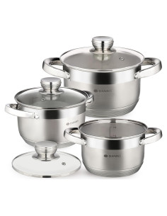 Juego de utensilios de cocina Daniks Standard 6 piezas acero