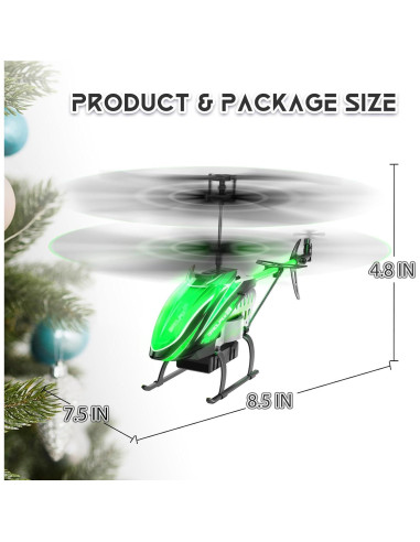 Helicóptero RC BUSSGO X11C con 30 Min de Vuelo y LED