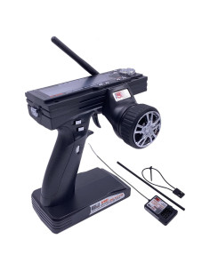 Transmisor y Receptor RC Flysky FS-GT3B 3 Canales 2.4GHz