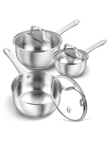 Juego de Cacerolas KOCH SYSTEME CS 6 Piezas Acero Inoxidable