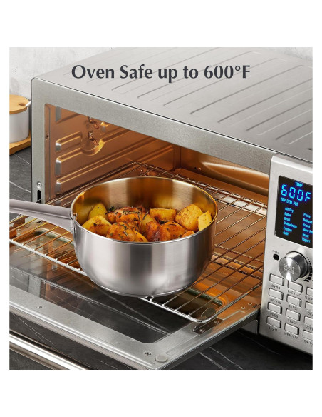 Juego de Cacerolas KOCH SYSTEME CS 6 Piezas Acero Inoxidable