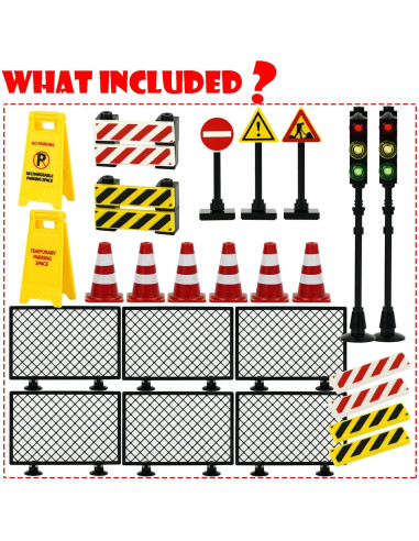 Accesorios de Ladrillos Pasacho Mini Conos y Señales 2,5cm
