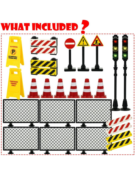 Accesorios de Ladrillos Pasacho Mini Conos y Señales 2,5cm