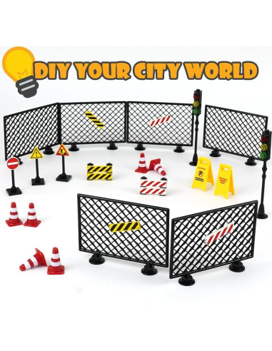 Accesorios de Ladrillos Pasacho Mini Conos y Señales 2,5cm