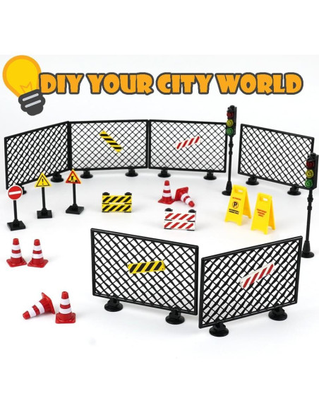 Accesorios de Ladrillos Pasacho Mini Conos y Señales 2,5cm