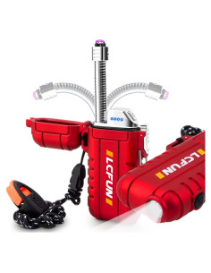 Encendedor Eléctrico LcFun Doble Arco Recargable USB