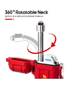 Encendedor Eléctrico LcFun Doble Arco Recargable USB 2