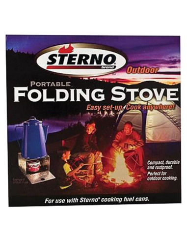 Estufa Plegable Sterno 50002 Un Solo Quemador Gas LPG