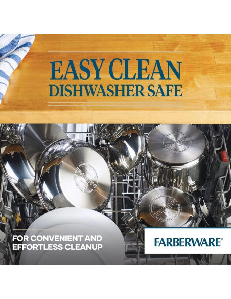 Juego de Ollas y Sartenes Farberware Classic 15 Piezas