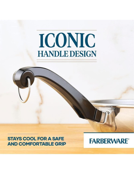 Juego de Ollas y Sartenes Farberware Classic 15 Piezas