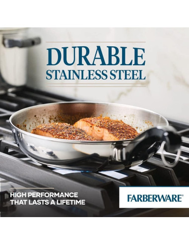 Juego de Ollas y Sartenes Farberware Classic 15 Piezas