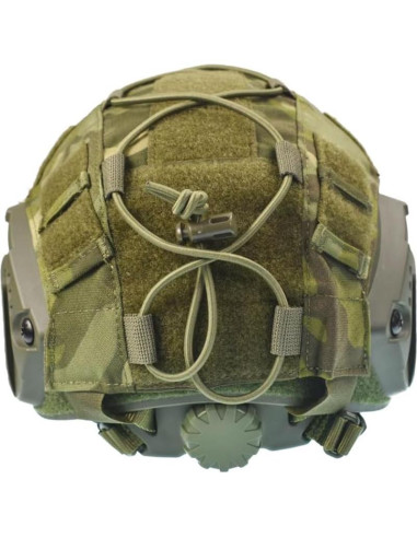 Casco Táctico Airsoft Hdlsina HL-09 Verde con Auriculares