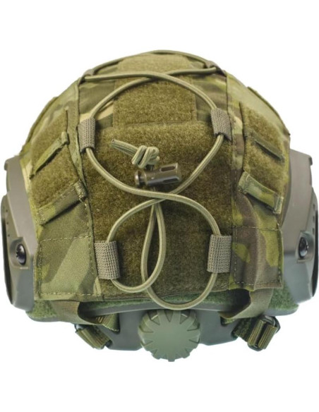 Casco Táctico Airsoft Hdlsina HL-09 Verde con Auriculares