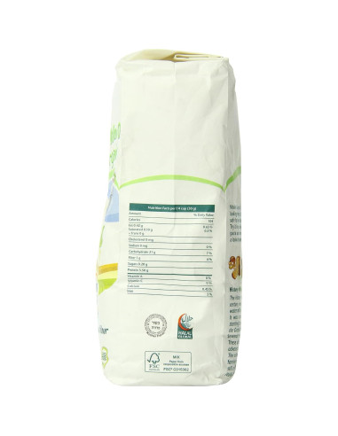 Harina Orgánica 00 Molino Grassi 997g Ideal para Repostería