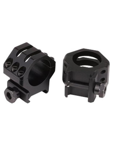 Anillas Tácticas Weaver 48352 30mm Altas Negro Mate