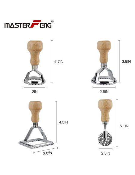 Cortador de Ravioles MASTER FENG MF-1246 con Rodillo