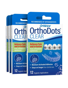 OrthoDots CLEAR Orvance 12 Unidades Alivio para Frenos