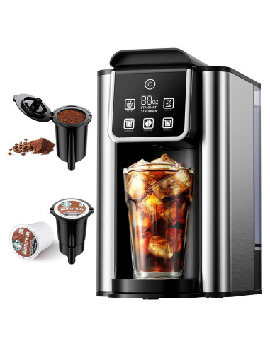 Cafetera KIDISLE KC101B para Café Caliente y Frío 2,01 kg