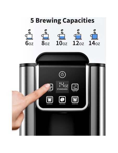 Cafetera KIDISLE KC101B para Café Caliente y Frío 2,01 kg