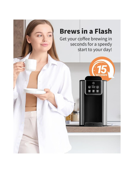 Cafetera KIDISLE KC101B para Café Caliente y Frío 2,01 kg