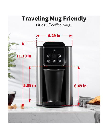 Cafetera KIDISLE KC101B para Café Caliente y Frío 2,01 kg