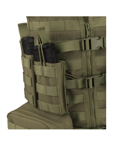 Chaleco Táctico BARSKA Verde Oliva Ajustable 11 Piezas