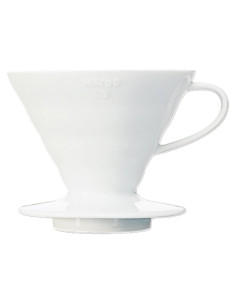 Goteador de Café Hario V60 Cerámica Tamaño 02 Blanco