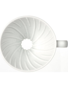 Goteador de Café Hario V60 Cerámica Tamaño 02 Blanco 2