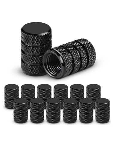 Tapas de Válvula de Neumático Ouzorp 12PCS Universal Aluminio