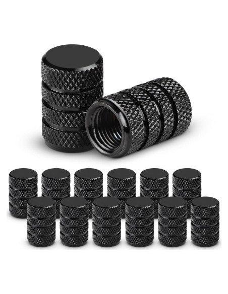 Tapas de Válvula de Neumático Ouzorp 12PCS Universal Aluminio