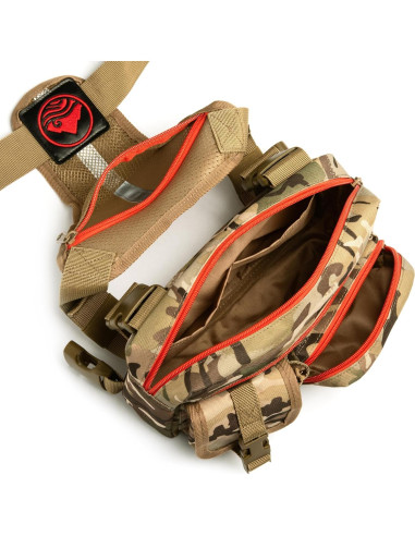 Arnés Táctico TheManlyHabitat para Hombres y Mujeres - 3 Compartimentos