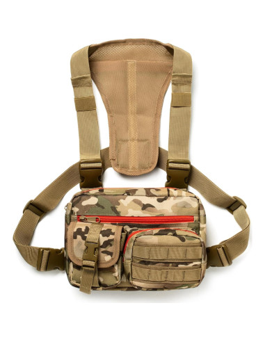 Arnés Táctico TheManlyHabitat para Hombres y Mujeres - 3 Compartimentos