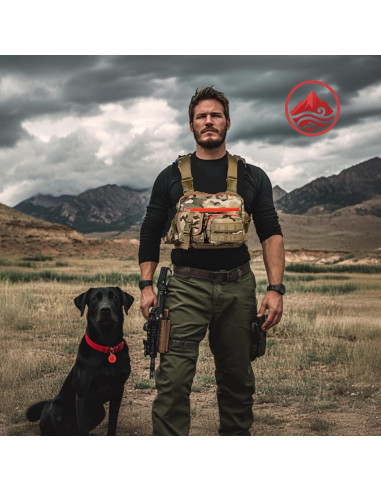 Arnés Táctico TheManlyHabitat para Hombres y Mujeres - 3 Compartimentos
