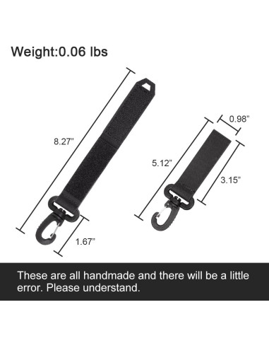 Clip Táctico TOPTACPRO TP8903 Nylon Negro EDC MOLLE