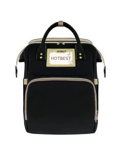 Mochila para Pañales HOTBEST 53L Impermeable Negra