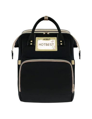Mochila para Pañales HOTBEST 53L Impermeable Negra