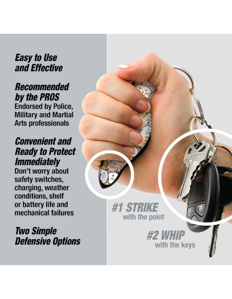 Kit de Defensa Personal MUNIO - Llavero Legal y Compacto