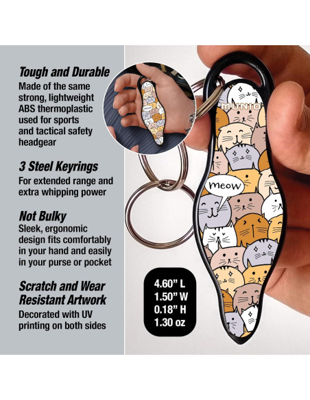 Kit de Defensa Personal MUNIO - Llavero Legal y Compacto