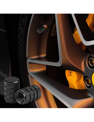 Tapas de Válvula de Neumático Ouzorp 12PCS Universal Aluminio