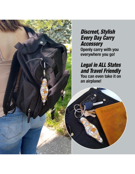 Kit de Defensa Personal MUNIO - Llavero Legal y Compacto