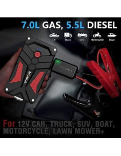 Arrancador de Coche BIUBLE JS001 4000A 12V con USB 3.0 2