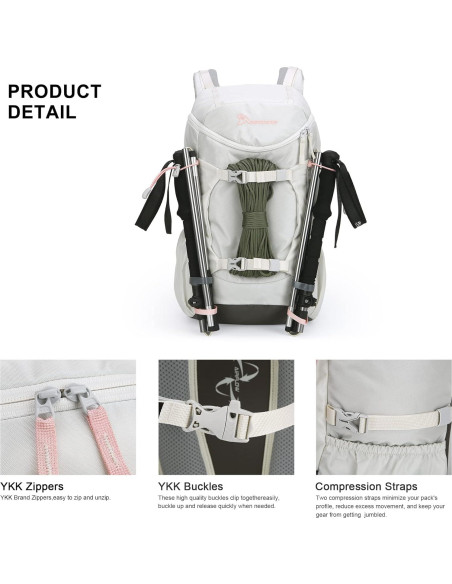 Mochila de Senderismo MOUNTAINTOP 28L Ligera para Mujeres Mochila de Senderismo MOUNTAINTOP 28L Ligera para Mujeres