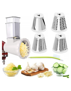Rallador de Queso KitchenAid NEWSETS 4 Cuchillas Acero Inoxidable