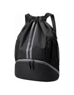 Mochila de Cuerda Hoedia - Bolsa Gimnasio 18L Impermeable