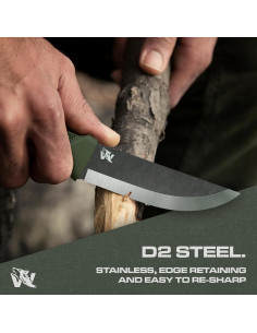 Cuchillo de Supervivencia ODENWOLF W SCANDI 24.13 cm Táctico 2