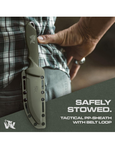 Cuchillo de Supervivencia ODENWOLF W SCANDI 24.13 cm Táctico