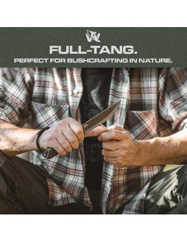 Cuchillo de Supervivencia ODENWOLF W SCANDI 24.13 cm Táctico