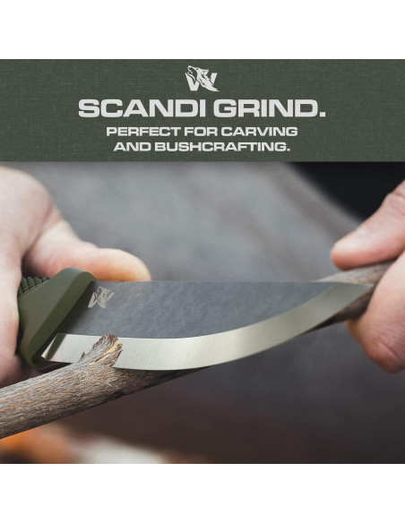 Cuchillo de Supervivencia ODENWOLF W SCANDI 24.13 cm Táctico