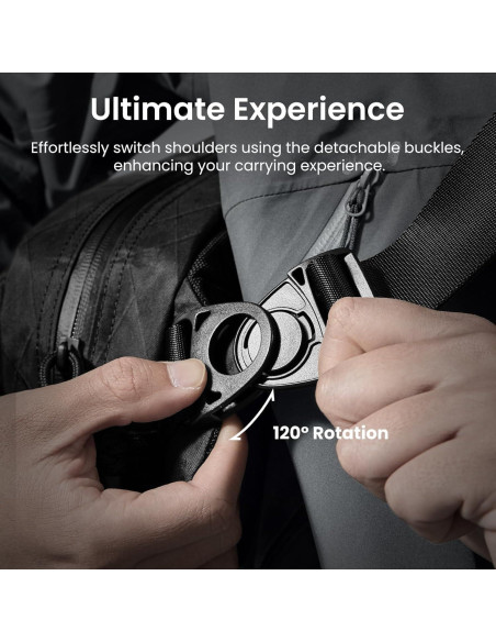 Bolsa Sling tomtoc T26s1d2 5.5L Resistente al Agua