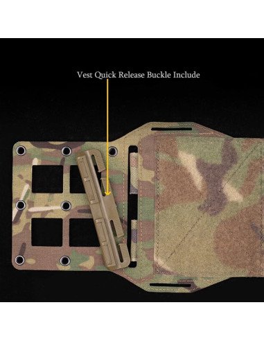 Ala Expansora GYDEHUTJ para Chaleco Táctico 2 Pack Verde